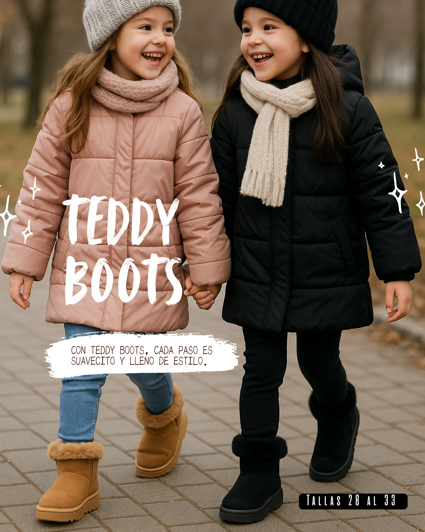 Botas de Invierno con Plataforma – Disponibles en Café y Negro