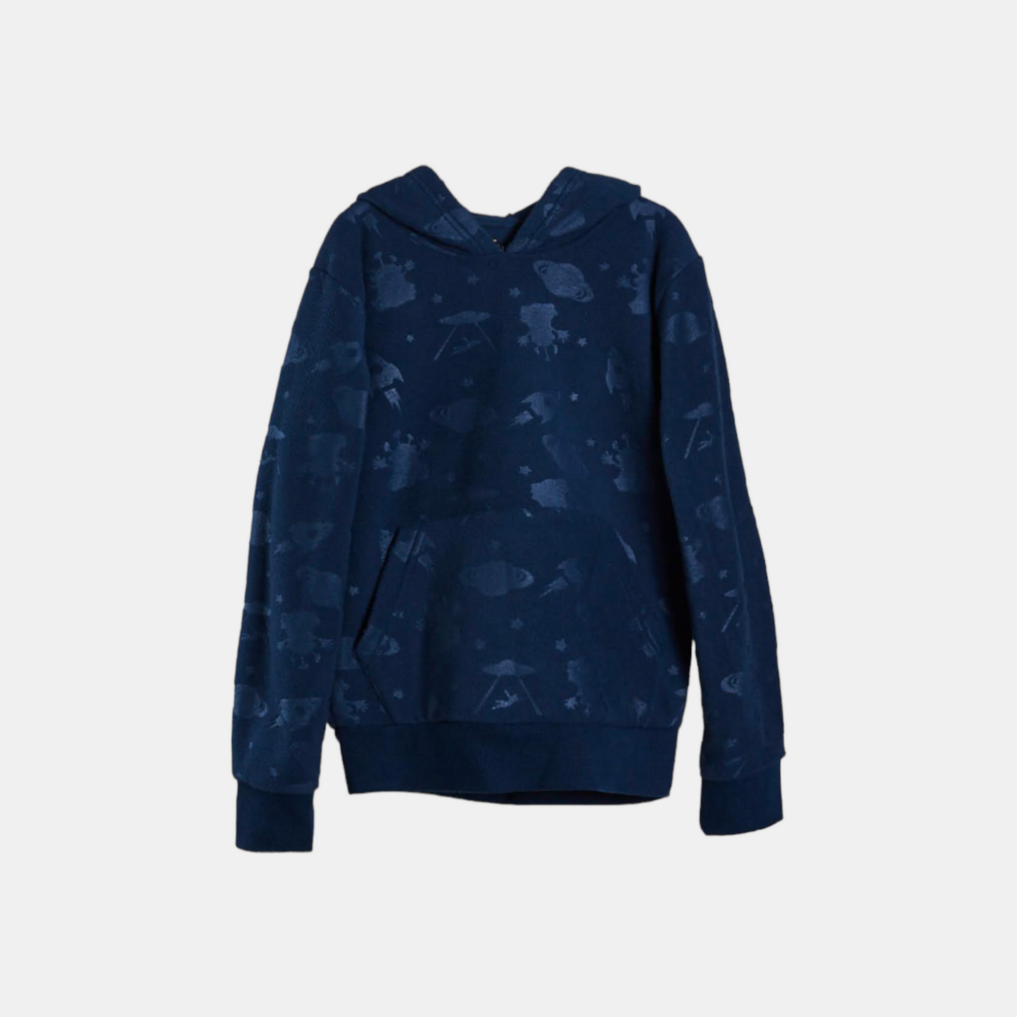 Polerón Infantil con Capucha Azul Marino