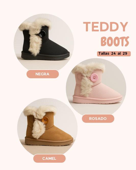 Teddy Boots Botón