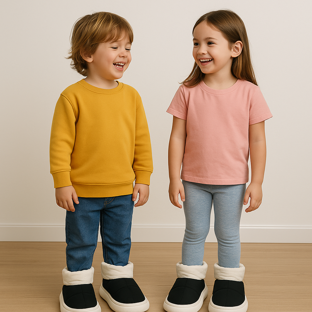 Pantuflas Infladas para Niños