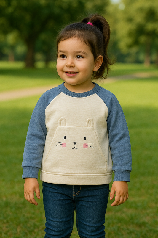 Polerón Infantil con Diseño de Conejito